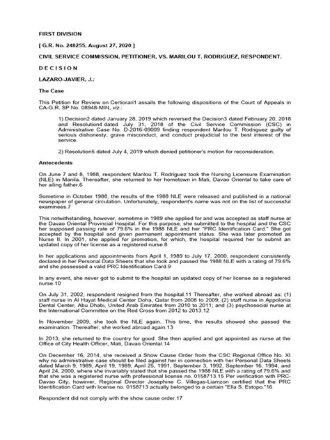 prc fixer|G.R. No. 248255 .